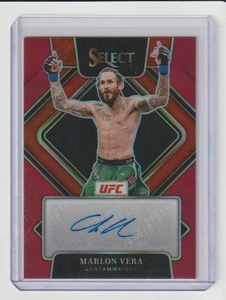 2023 Panini Select UFC Marlon Vera Auto Autograph Red Refractor Card #D /99!!! - Bild 1 von 1