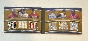 2010 TOPPS TRIPLE THREADS 6 RELIC UPTON KEMP BRAUN McCUTCHEN PENCE HEYWARD 5/9 - Picture 1 of 5