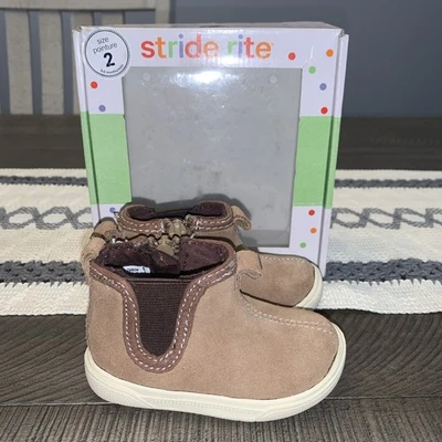 Zapatos/Botas Stride Right LIL TABOR ~ Marrón PB54032 Talla 2m Foto 1 de 4