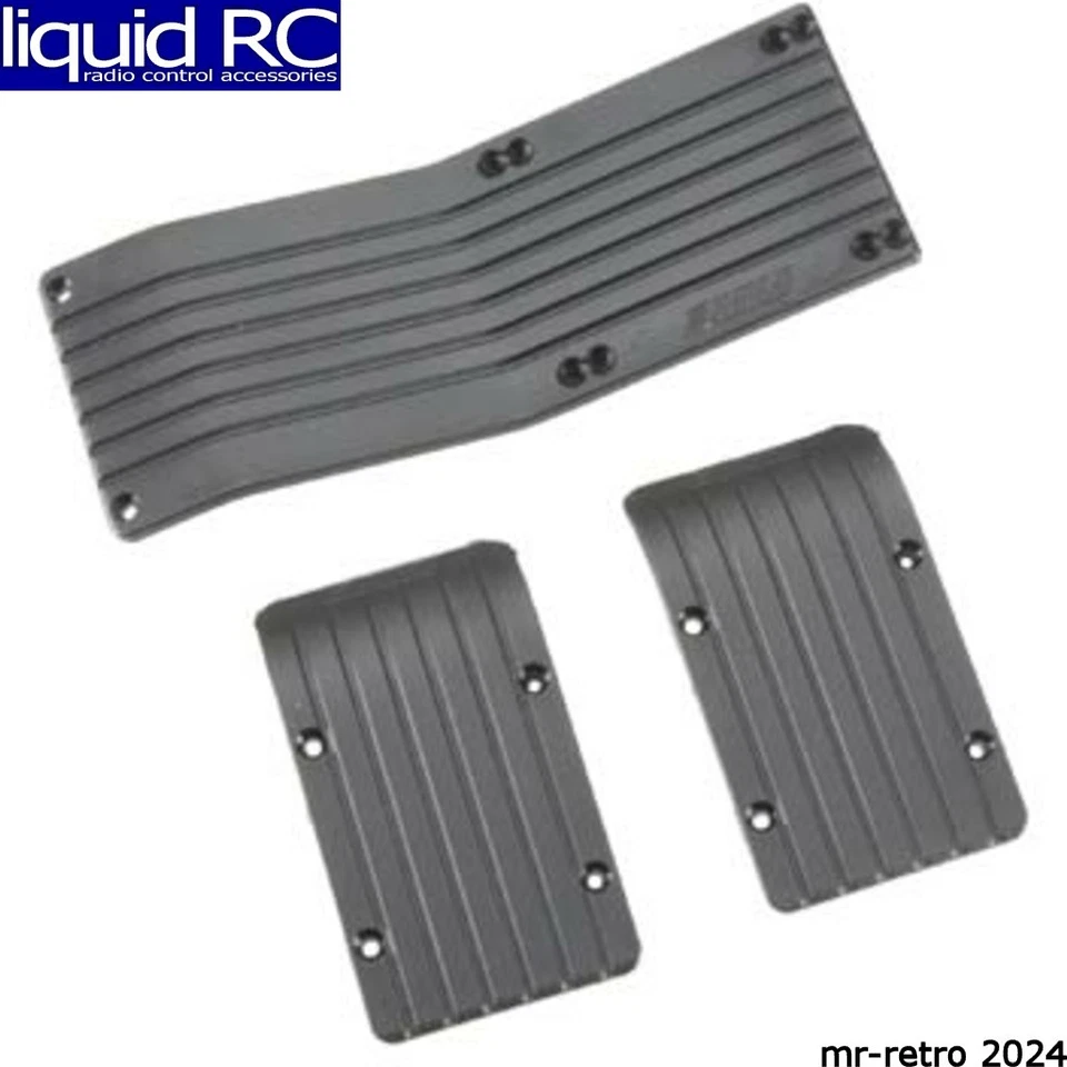 RPM R/C Products 80772 3-Piece Skid Plate Black: T-Maxx 3.3 E-Maxx 3905 - Image 1 of 1
