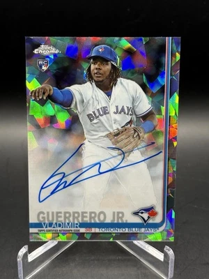 2019 Topps Chrome Sapphire Vladimir Guerrero Jr. RC Rookie AUTO - Blue Jays - SP - Image 1 of 3