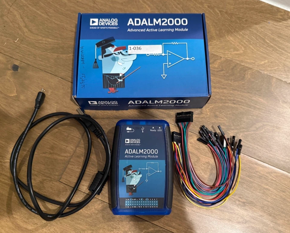 Dispositivos analógicos ADALM2000 PROBADO Osciloscopio/Módulo de aprendizaje activo Lógica Anlyz Foto 1 de 4