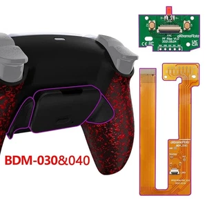 eXtremeRate strukturierte rote Rückenpaddel programmierbares RISE Remap Kit für PS5 Steuerung - Bild 1 von 7