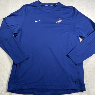 Camiseta Nike Los Angeles Dodgers Emitida por Equipo Rendimiento Manga Larga Hombres Talla XL Foto 1 de 4