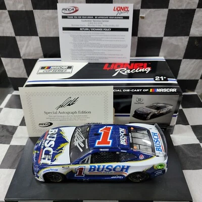 21+ Ross Chastain #1 BUSCH LIGHT RETRO 2024 Camaro 1:24 CX12423BBDRZ Autografato - Immagine 1 di 4