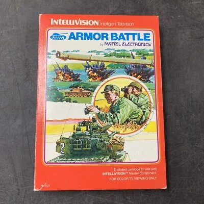 Intellivision Armor Battle Video Game Cartridge Vintage (no Overlays) - Image 1 of 3