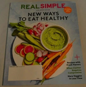 February 2020 Issue of Real Simple Magazine New Ways to Eat Healthy #12 - Picture 1 of 5