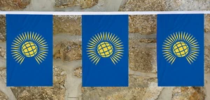 Commonwealth of Nations Flagge Wimpelkette - 6m mit 20 Flaggen - Bild 1 von 4