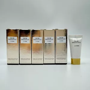 5 x Dior Prestige La Creme Cream Intensive Repairing Creme .17oz 5ml Each NIB - Picture 1 of 3