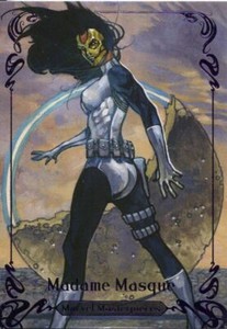 Marvel Masterpieces 2018 Purple [199] Base Card 6 Madame Masque
