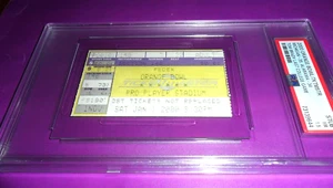 PSA Ticket Football 2000 Orange Bowl Michigan Alabama Tom Brady Last Game PSA - Picture 1 of 4