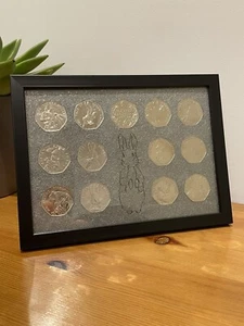 50p Coin Display Frame For Beatrix Potter Collection  For Your Full Set No Coins - Picture 1 of 5