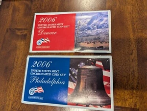 2006 Mint Set Original Envelope 20 Brilliant Uncirculated US Coins Satin Finish - Picture 1 of 4