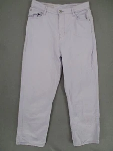 Gorman Jeans Womens 8 Purple Denim Straight High Rise Light Pockets Pastel - Picture 1 of 20