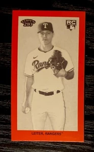 JACK LEITER RC - 2024 Topps 206 - 1910 T210 Insert - TEXAS RANGERS - Picture 1 of 2