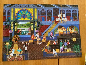 Hometown Heronim- Check In - 1000 Pc. Jigsaw Puzzle COMPLETE - Picture 1 of 7
