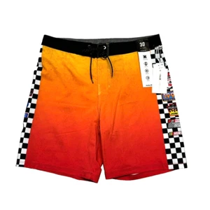 Hurley NASCAR Herren 30"x18" Boardshorts rot Phantom Eco Team Rennstrecke neu mit Etikett $ 75 - Bild 1 von 4