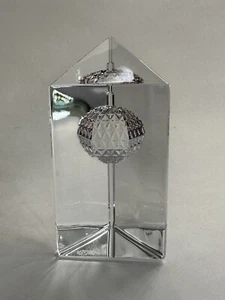 2000 Waterford Crystal Times Square Kugel Tropfen Prisma Briefbeschwerer Skulptur - Bild 1 von 24