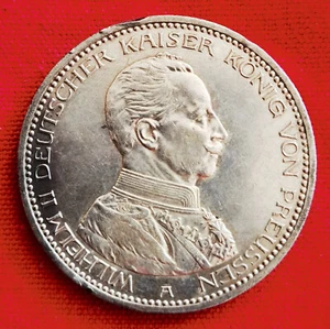 ALLEMAGNE / GERMANY ♦ PRUSSE ♦ 5 Mark (Fûnf Mark) ♦ 1913 A ♦ TTB - Imagen 1 de 2