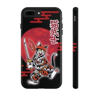 Neko Ninja Tough Phone Case iPhone Anime Manga Japanese Aesthetic Otaku Gift - Image 1 of 4