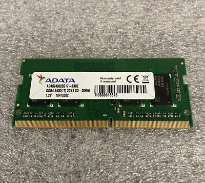 ADATA 2G RAM DDR4 2400 SO-DIMM 1.2 V AD4S240022G17-BSSE - Image 1 of 4