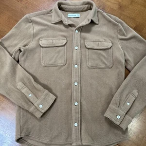 Abercrombie Kids Sherpa Shacket Brown Kids Size 13/14 - Picture 1 of 17