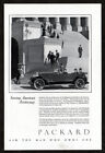 1926 PACKARD Cabriolet Vintage Antique Impression Originale AD | Au service de l'Aristocratie