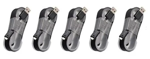 5 Pack Micro USB Cable 5FT Fast Charger for Samsung Galaxy Note 4 5 S6 S7 Black - Picture 1 of 3