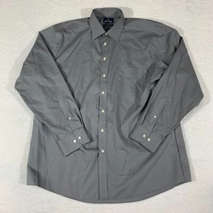 Camisa Stafford Mangas Largas con Botones Para Hombre Talla XL 17-17 1/2 Calce Regular Gris - Imagen 1 de 6