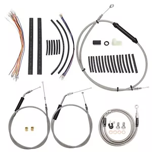 Kit de cable extendido de manillar XL 1200 14" para Harley Sportster 2007-2013 sin ABS - Imagen 1 de 18