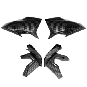 4 Pcs Front Side Frame Fairing Cowl Carbon Fiber For KAWASAKI Z 650 2020-2023 - Picture 1 of 23