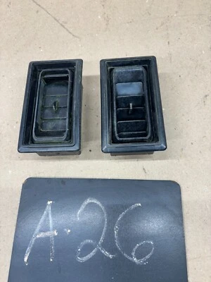1981 83 84 86 1993 DODGE D100 D150 D350 DASHBOARD VENT DUCT BLINDS PAIR PROJECT - Image 1 of 4