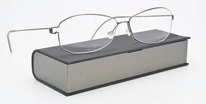 Lindberg Glasses Frame Angela 55 col PU12 Air Titanium Rim Oval Braun Bronze - Picture 1 of 9
