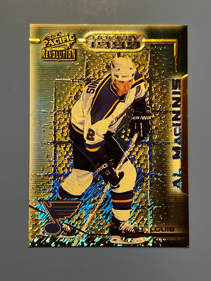 1998-99 PACIFIC REVOLUTION AL MACINNIS #123 ST. LOUIS BLUES HOF - Image 1 of 2