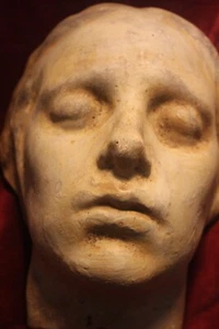 Death Mask Human Young Beautiful Woman Face Anatomy Oddity Post Mortem Morbid - Picture 1 of 6