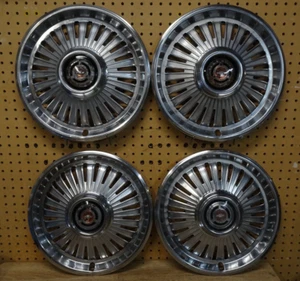 USED OEM Set of 4 14" Hubcaps 1965-1966 Chevrolet Chevelle (2762) - Picture 1 of 17