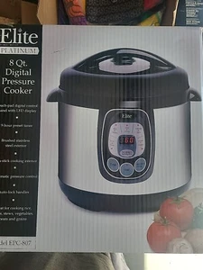Elite Platinum EPC-807 8-Quart Digital Pressure Cooker with Non-Stick Pot - Picture 1 of 2
