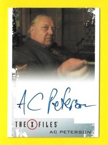2018 The X-Files Seasons 10 and 11 Autograph AC Peterson as Mr. Y