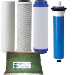 Sediment/GAC/Carbon Block Filter Standard Size Refill. 100 GPD Membrane. 1 lb DI - Picture 1 of 1