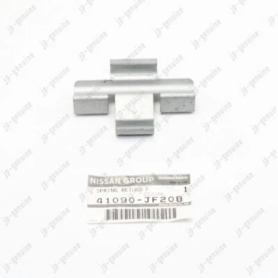 Zapata de disco de freno delantera genuina Nissan 2009-19 GT-R, clip de freno de disco anti-ratas OEM Foto 1 de 4