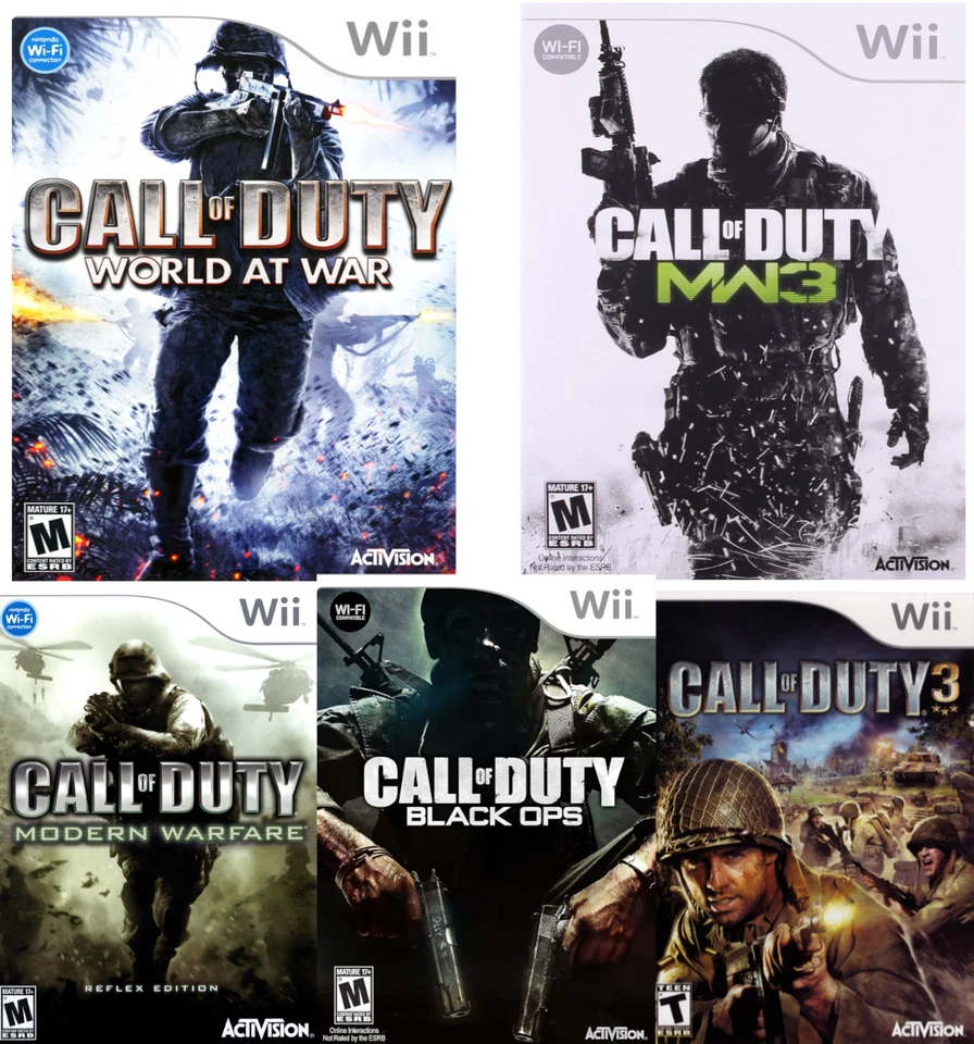 Call of Duty для Nintendo Wii — выберите игру!  Восстановленный и ПРОВЕРЕННЫЙ - Изображение 1 из 1