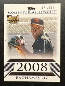 2008 Topps Moments and Milestones Radhames Liz #160 121/150 - Picture 1 of 2