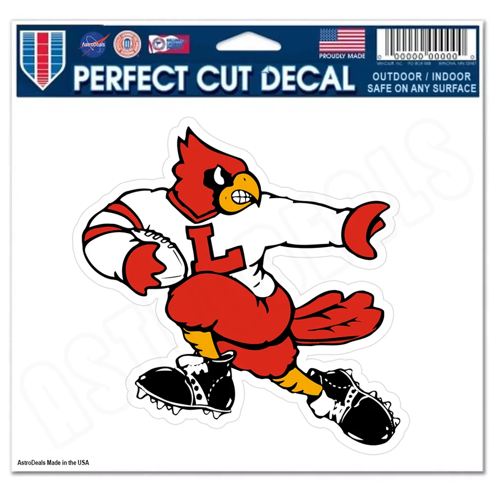 Виниловая наклейка с логотипом Louisville Cardinals NCAA College *размер: 3–12 дюймов* - Изображение 1 из 1