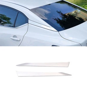 For Nissan Sentra 20-25 Chrome Steel Rear Window D Pillar Molding Strip trim 2p - Picture 1 of 5