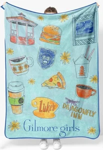 Gilmore Girls Throw Blanket - Plush 46" x 60" Throw Blanket for Ladies, Soft ... - Picture 1 of 6