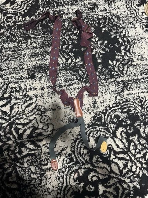 Tirantes de cuero Martin Dingman granate mutilcolor talla única Foto 1 de 2