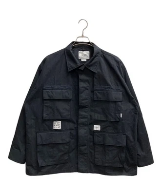 WTAPS Jungle Shirt Size: X03 Navy Men 232WVDT-SHM03 - Image 1 of 4