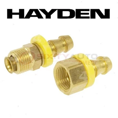 Hayden Oil Cooler Line Connector for 1983-2000 Chevrolet C35 - Automatic us Foto 1 de 4
