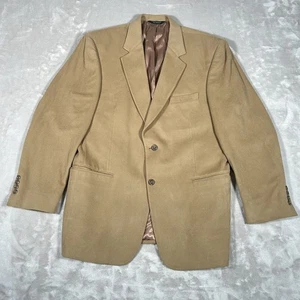 NWOT Jos. A. Bank Gordon Blazer Men 42R 100% Cashmere Beige Jacket Sport Coat - Picture 1 of 19