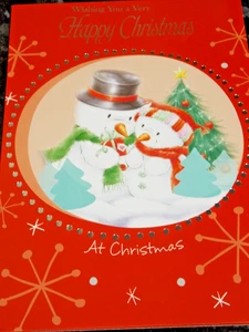 6 Stück Frohe Weihnachten Karten. (HC27) - Bild 1 von 3